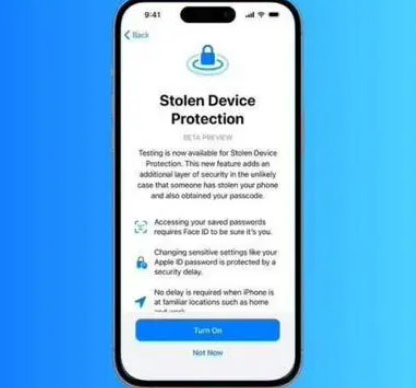 突泉苹果授权维修店分享被盗设备保护功能开启方法