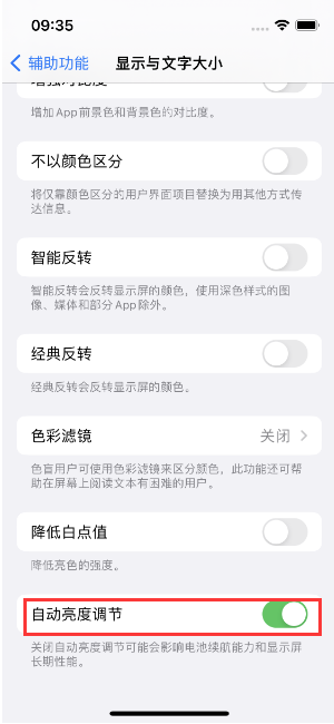 突泉苹果15维修店分享iPhone 15 Pro系列屏幕亮度 