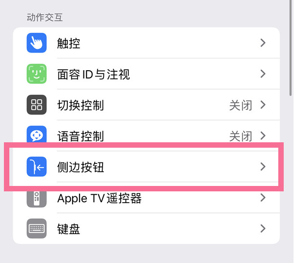 突泉苹果14维修店分享iPhone14 Plus侧键双击下载功能关闭方法 